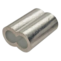 钢丝绳夹头8字铝套铝夹头 12mm