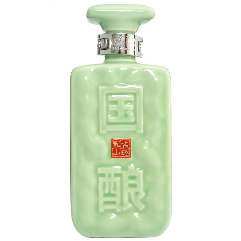 古越龙山 绍兴黄酒花雕酒 国酿1959 青玉版礼盒装 礼盒装单瓶500ml