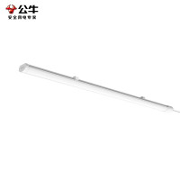 公牛(BULL)一体化三防支架灯防护等级IP65防水防尘防冲击高效能100lm/W MJ-C036A-AE三防灯1.2m