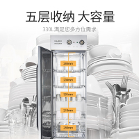 耐惠商用消毒柜大容量热风循环酒店饭店食堂碗筷杯子立式不锈钢碗柜