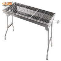 佳驰 便携加厚烧烤炉户外家用不锈钢折叠烧烤架大号木炭烧烤炉子(十八件套) JC-12
