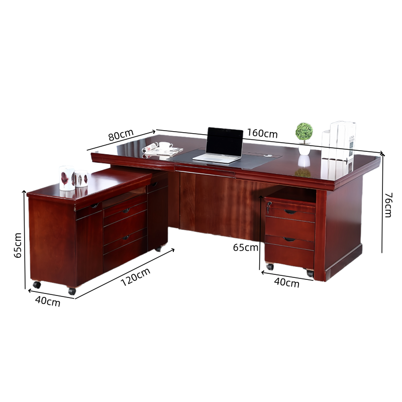 鑫龙都老板桌1.6米张高清大图
