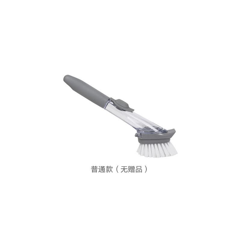 普通款灰色|洗碗刷锅洗锅神器长柄家用厨房擦不粘锅清洁刷子炊帚自动加液懒人图片
