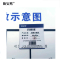怡安然 疏散示意图 600*400mm 块