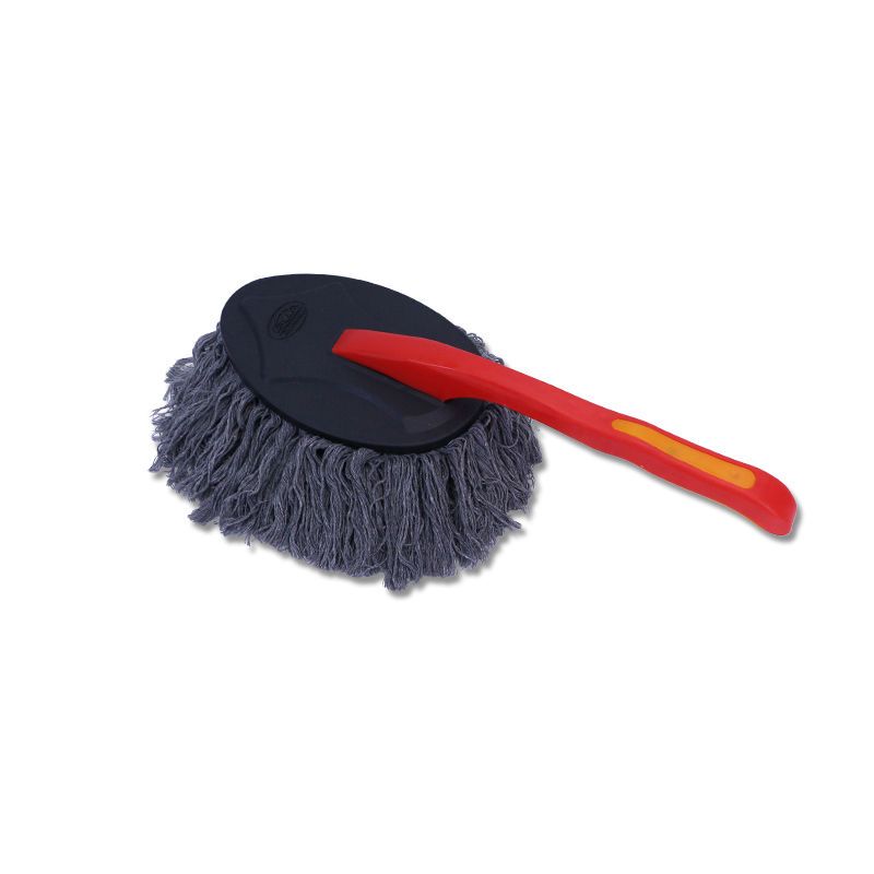 圆形塑料木耙汽车刷子汽车清洁拖把棉线保养车刷擦车洗车除尘蜡刷