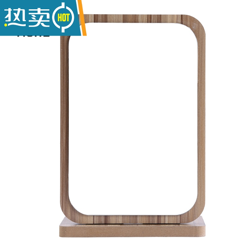 敬平镜子化妆镜木质可立折叠翻转便携台式大号女高清桌面网红小梳妆镜 旋转款大号(超清全面屏)便携式用镜高清大图