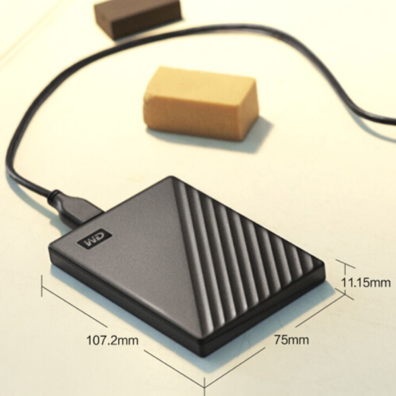 西部数据(WDBYVG0020BBK) 2TB USB3.0移动硬盘My Passport随行版 2.5英寸密码保护 黑