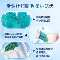 飞利浦(PHILIPS)电动牙刷头 基础洁净 3倍清除牙菌斑 3支装HX6013适配钻石3系HX51/HX3/HX6系列