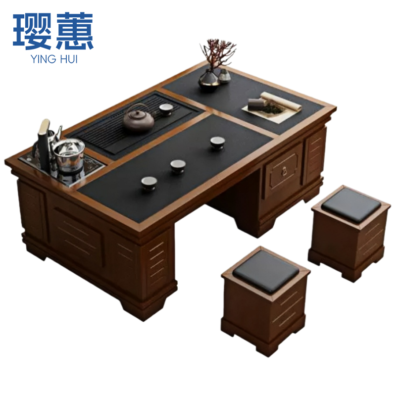 璎蕙 功夫茶桌1.2m 套高清大图