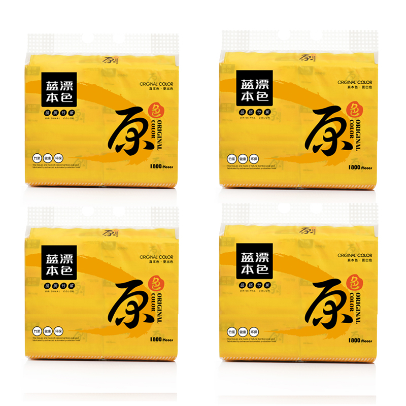 蓝漂 本色抽纸6包装133mmLPBS-2797