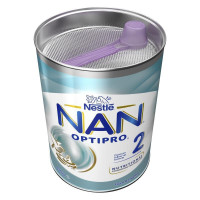 雀巢（Nestle）NANPRO OPTIPRO铂金超级能恩金装婴儿配方奶粉800g 2段*3罐（直邮）