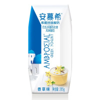 伊利 安慕希风味酸牛奶香草味酸奶 205ml*12盒整箱 营养酸奶 包邮