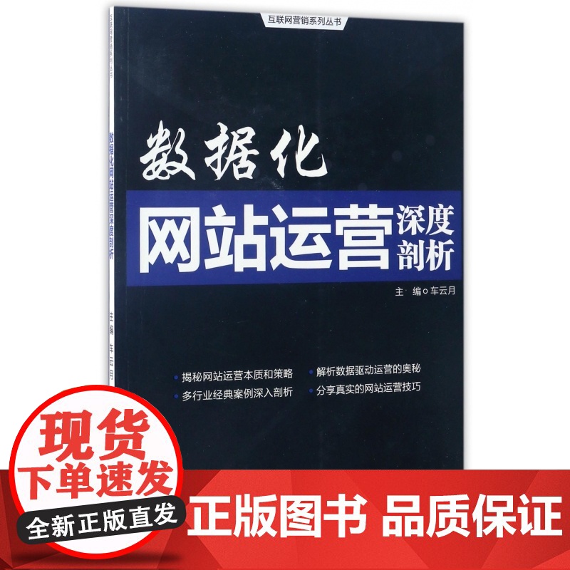 数据化网站运营深度剖析/互联网营销系列丛书高清大图