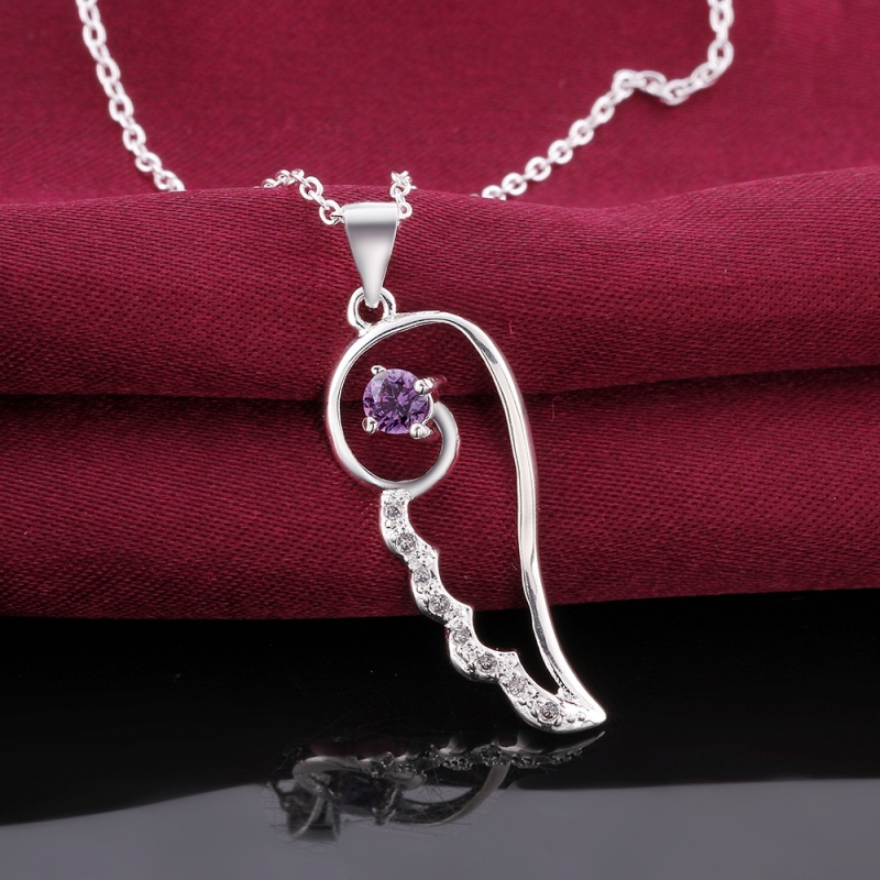 N635 Women Silver Necklace 镀925纯银女项链日韩版锁骨链潮人送女朋友七夕情人节礼物