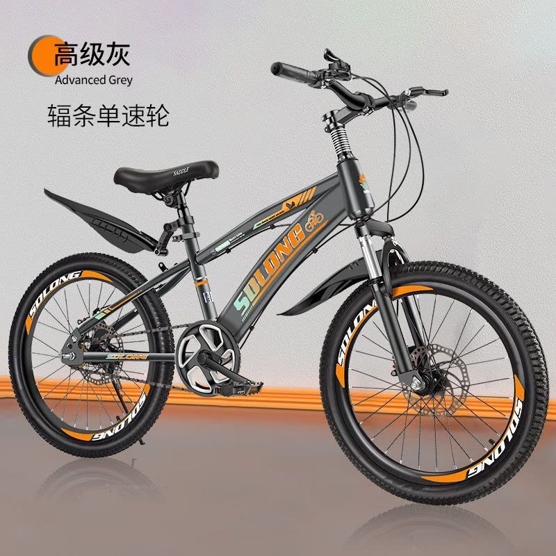 儿童山地自行车18 20 22寸小学生减震碟刹男女童单车图片