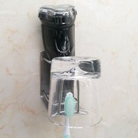 生活日用牙刷置物架吸壁挂式不锈钢牙膏牙刷儿童电动放置收纳架牙刷收纳层架家用简约收纳用品