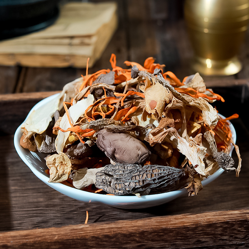 羊肚菌10味综合营养拾菌汤包70g云南特产菌菇汤料包食用菌菇包