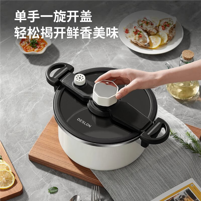 德世朗钛珐琅微压营养锅 DFS-T842A-WH 单位:套