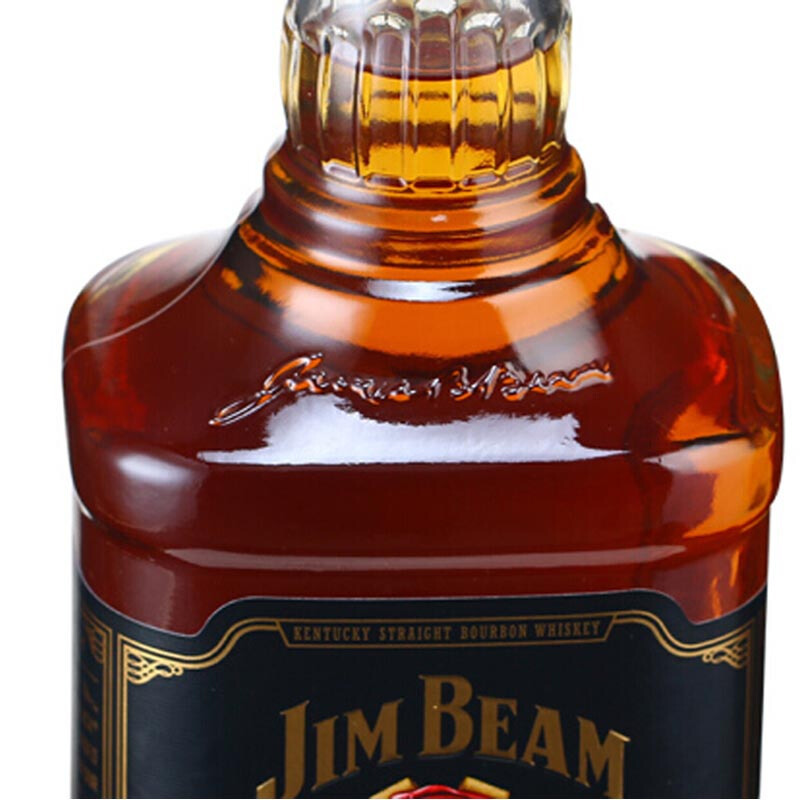 金宾(Jim Beam)美国进口洋酒 美国黑牌波本威士忌 700ml