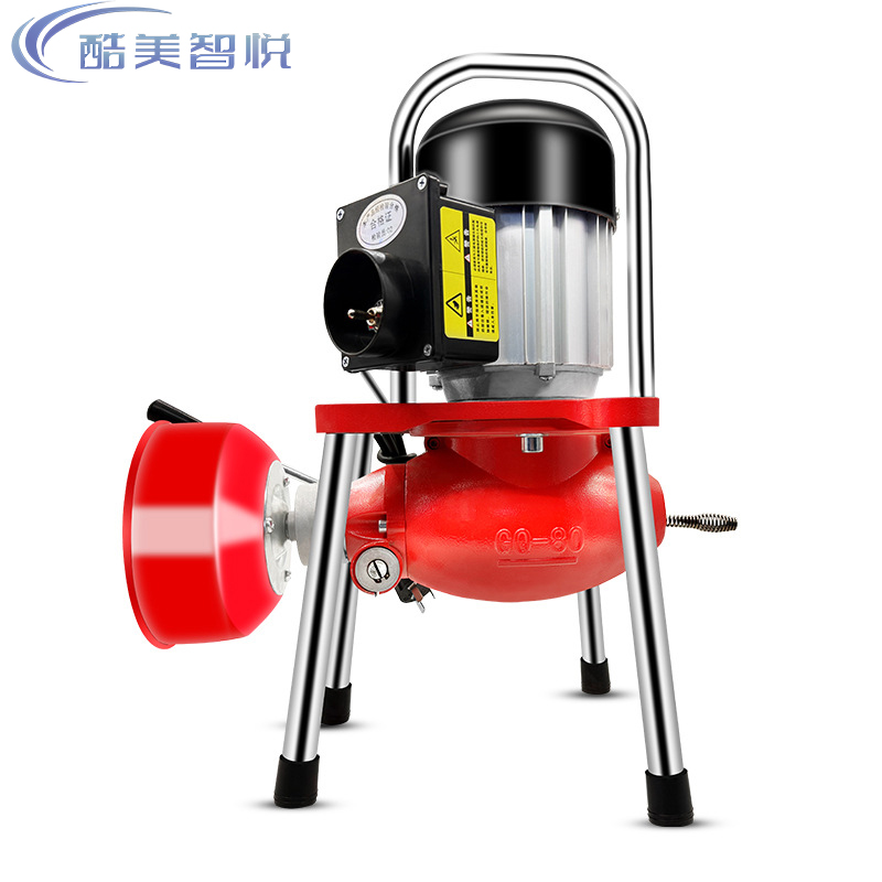 酷美智悦 电动管道疏通机器通下水道疏通器KM-WJ001 2200瓦配17.5米下水道马桶地漏 套高清大图