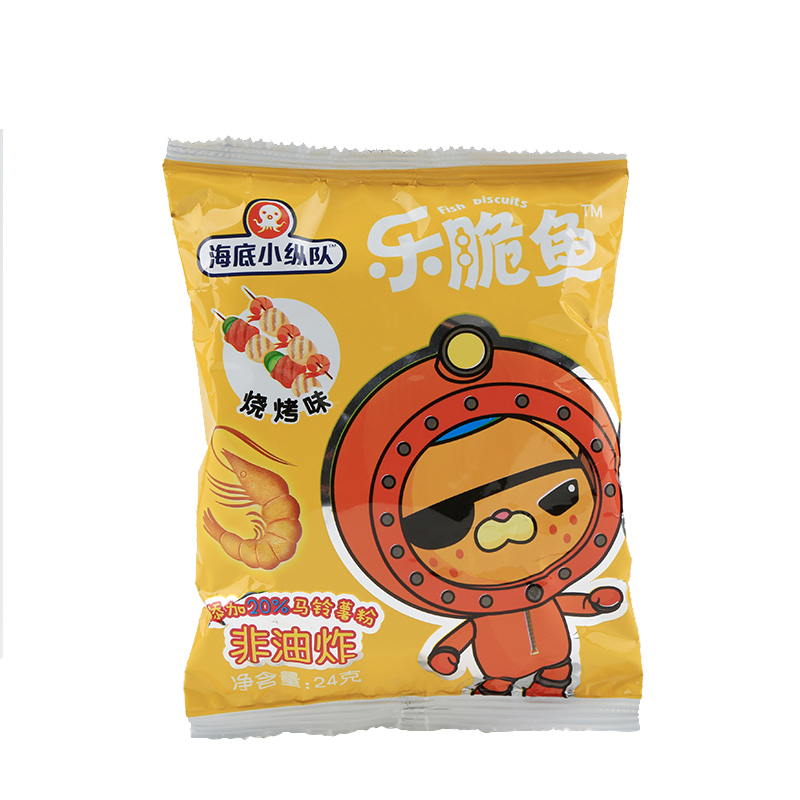 海底小纵队OCTONAUTS乐脆鱼饼干(烧烤味)24克*1 袋装