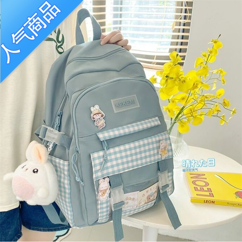 封后书包女ins风可爱韩版高中生初中生小学生三到五六年级双肩包背包学生书包