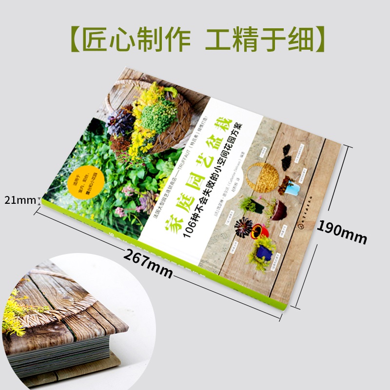 [正版]家庭园艺盆栽 106种不会失败的小空间花园方案 室内植物 家庭实用阳台露台种花技巧宝典 多肉蔬菜果树花草种植高清大图