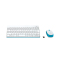 罗技(Logitech) MK245 NANO 键鼠套装 无线键鼠套装 办公键鼠套装 黑色 带无线2.4G接收器-白色