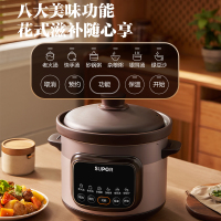 苏泊尔(SUPOR)电炖锅3L容量家用电砂锅炖汤盅养生紫砂锅电炖盅大火力煲汤电炖锅煮粥燕窝炖盅电汤锅DG30YC872
