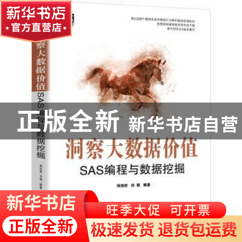 正版 洞察大数据价值(SAS编程与数据挖掘) 杨池然;刘璐 机械工业图片