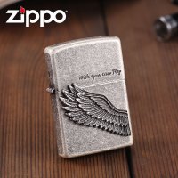 原装正品ZIPPO打火机 芝宝韩版古银 飞得更高