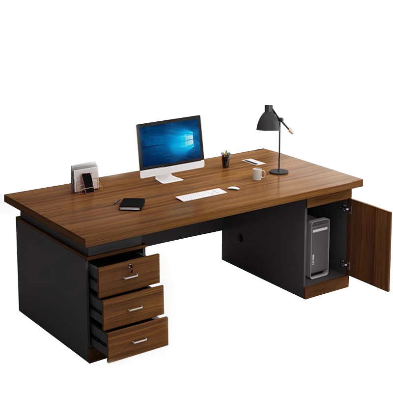 河洛伟业经理桌张高清大图