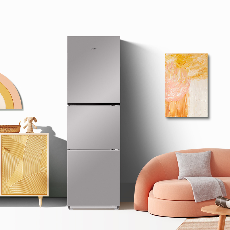 海尔(Haier)统帅三门冰箱 一级能效 全金属机身 中门宽幅变温 每天不到1度电 BCD-251WGLC3E7S9高清大图