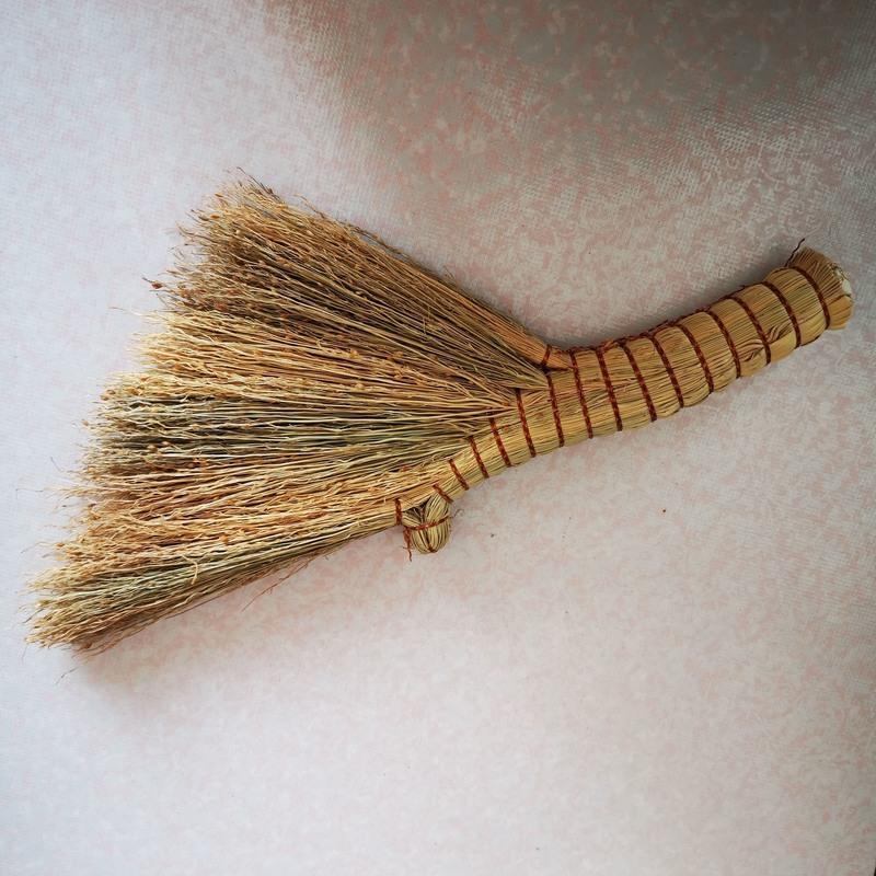 农村老式高粱苗炕笤帚扫床扫帚手工防静电炕扫把床刷子炕刷小扫把高粱