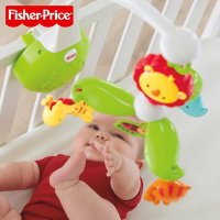 Fisher Price费雪缤纷动物豪华床铃Y6599塑料玩具适合0岁起宝宝