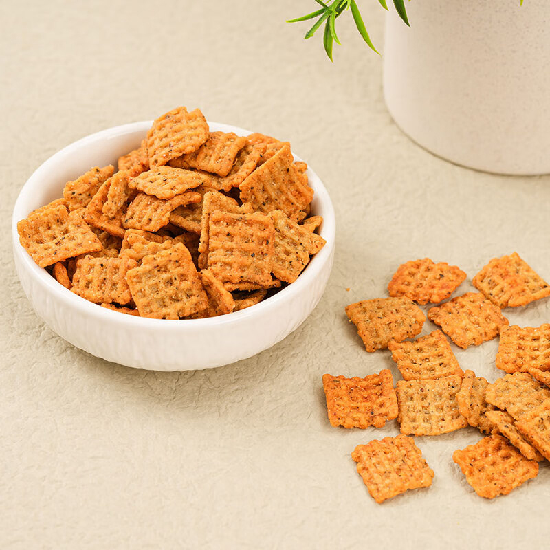 海玉园花椒锅巴膨化食品办公室休闲零食追剧解馋小吃辣条味328g*1盒+藤椒火锅味*1盒