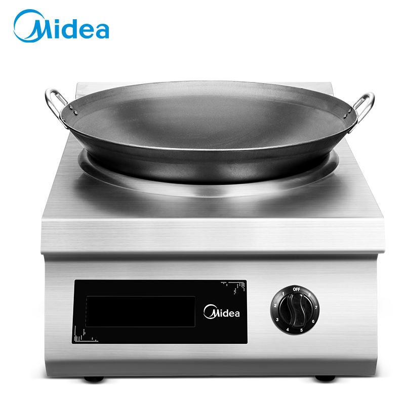 美的商用电磁炉5000w台式凹面西厨大功率电磁灶ccca408kt