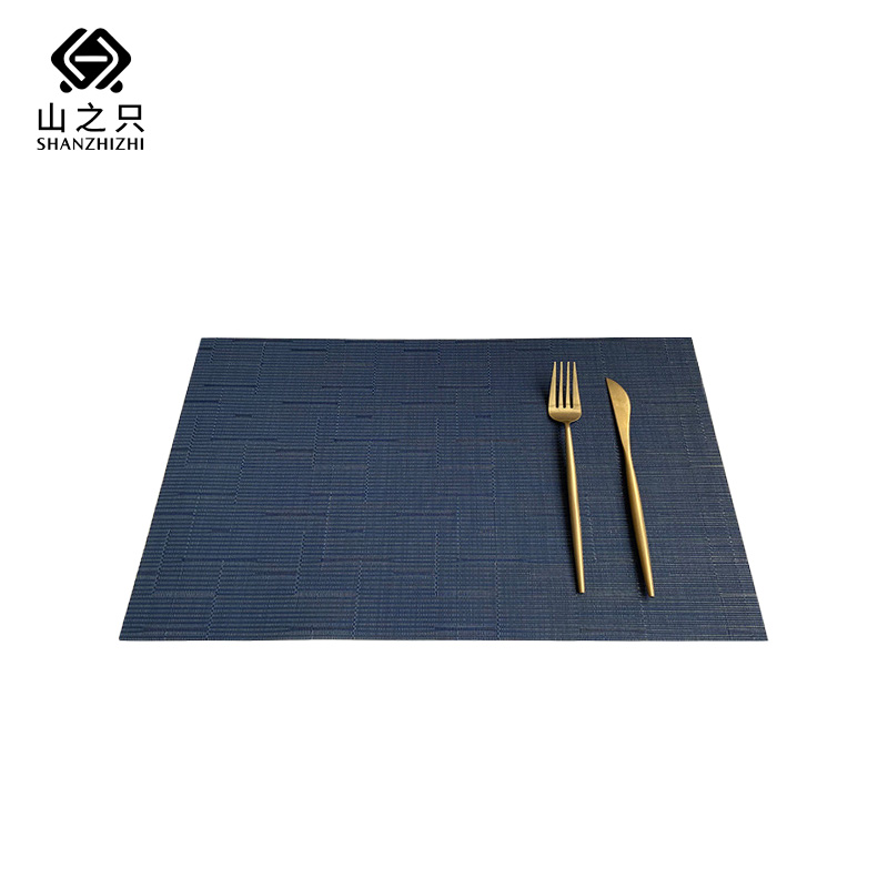 山之只 竹纹隔热防滑餐垫 45*30cm 张高清大图
