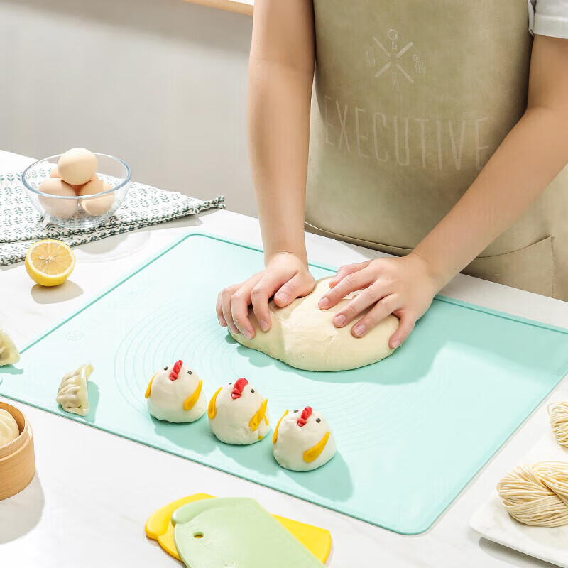 美厨揉面垫食品级抗菌硅胶和面板擀加大面案板MCPJ5908
