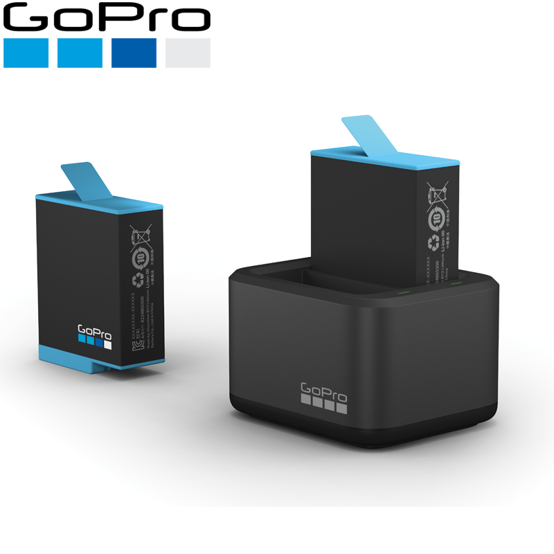 GoPro HERO9运动相机电池快速充电器 适用于hero9运动摄像机配件