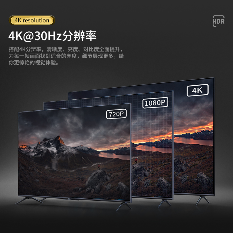 迈拓维矩 高清线HDMI线电视电脑显示器投影仪连接线机顶盒支持4k3D信号数据线高清大图