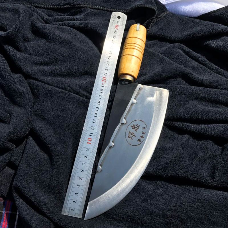 双狮吹毛断发超薄屠宰刀分割剔骨刀切牛肉剃羊肉切牛肉羊肉刀手工锻打