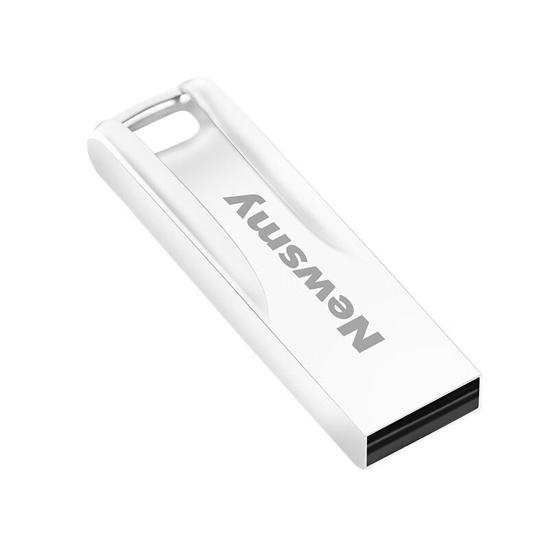 纽曼(Newsmy)金属车载U盘 USB3.0 V23迷你款 星耀银 时尚设计 轻巧便携 32G高清大图