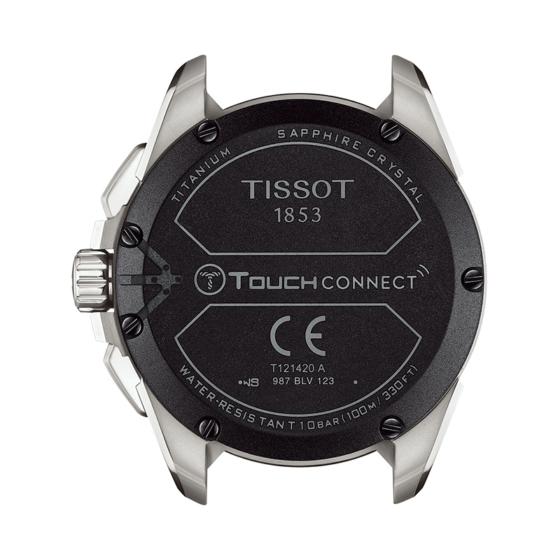 天梭(TISSOT)瑞士手表 腾智无界系列刘亦菲太阳能智能女士石英表T121.420.47.051.01高清大图