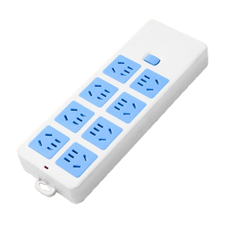 杰储 GS-207 5米 8插位 接线板 (计价单位:个) 蓝白色高清大图