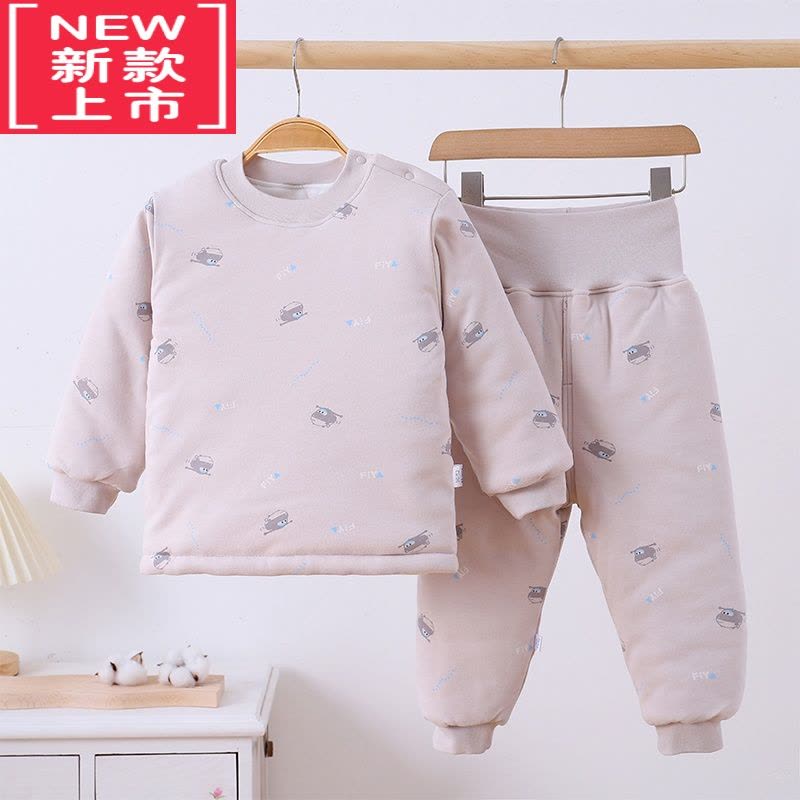 可莉允婴儿衣服连体衣秋冬新生儿外出夹棉保暖哈衣套装冬装加厚棉服宝宝图片