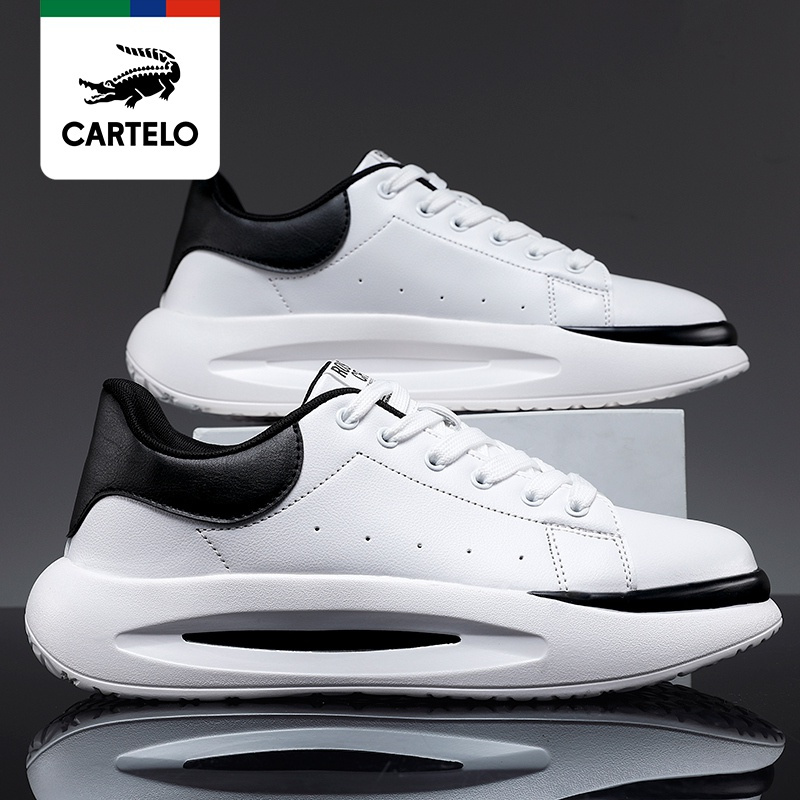 线下专柜同款卡帝乐鳄鱼cartelo新款男鞋增高鞋子男时尚休闲鞋男士
