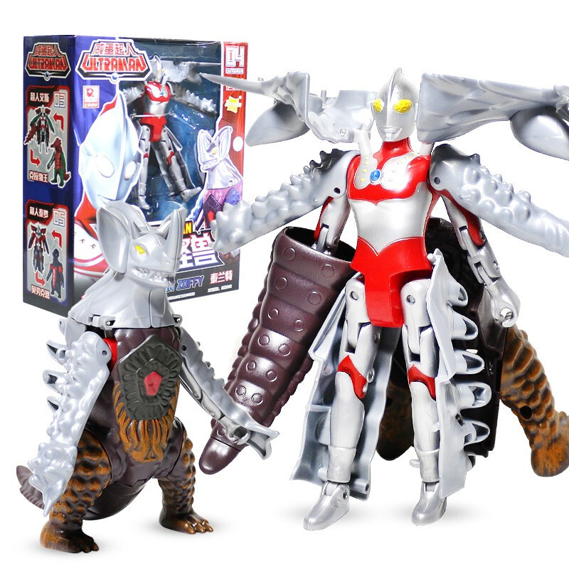 咸蛋超人(ULTRAMAN)奥特曼玩具模型 多关节可动奥特曼蛋变身器打怪兽对战变形飞行战机 变形怪兽-佐菲