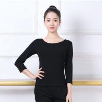 圆领舞蹈练功服女套装成人形体裤学生艺考训练服上衣中国舞现代舞