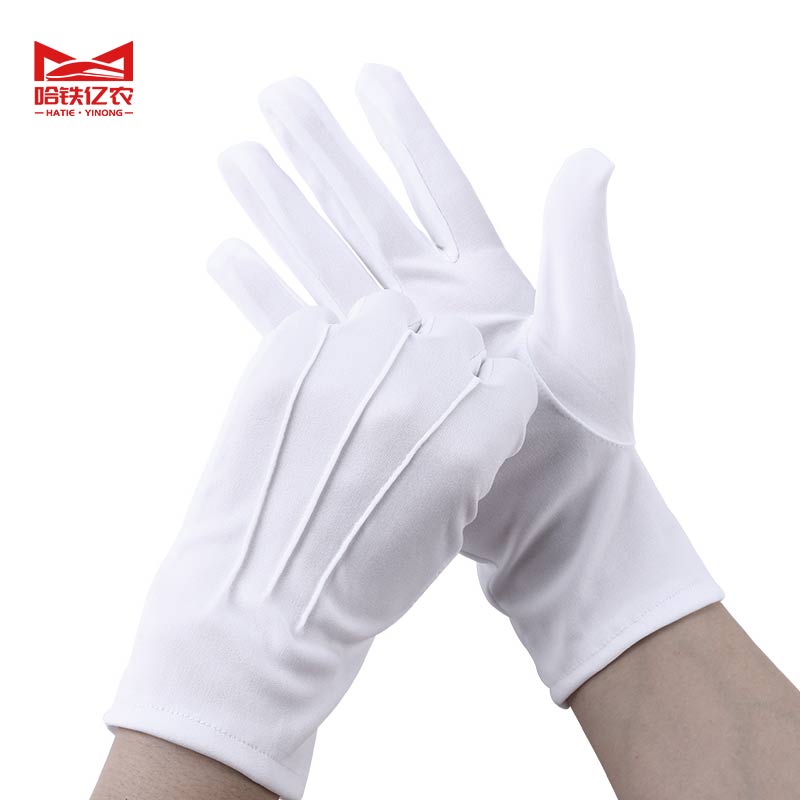 哈铁亿农 白色礼仪手套 均码/副高清大图